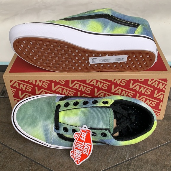 VANS COMFYCUSH OLD SKOOL BLOTCHED Multi/Black Men’ - Picture 4 of 12